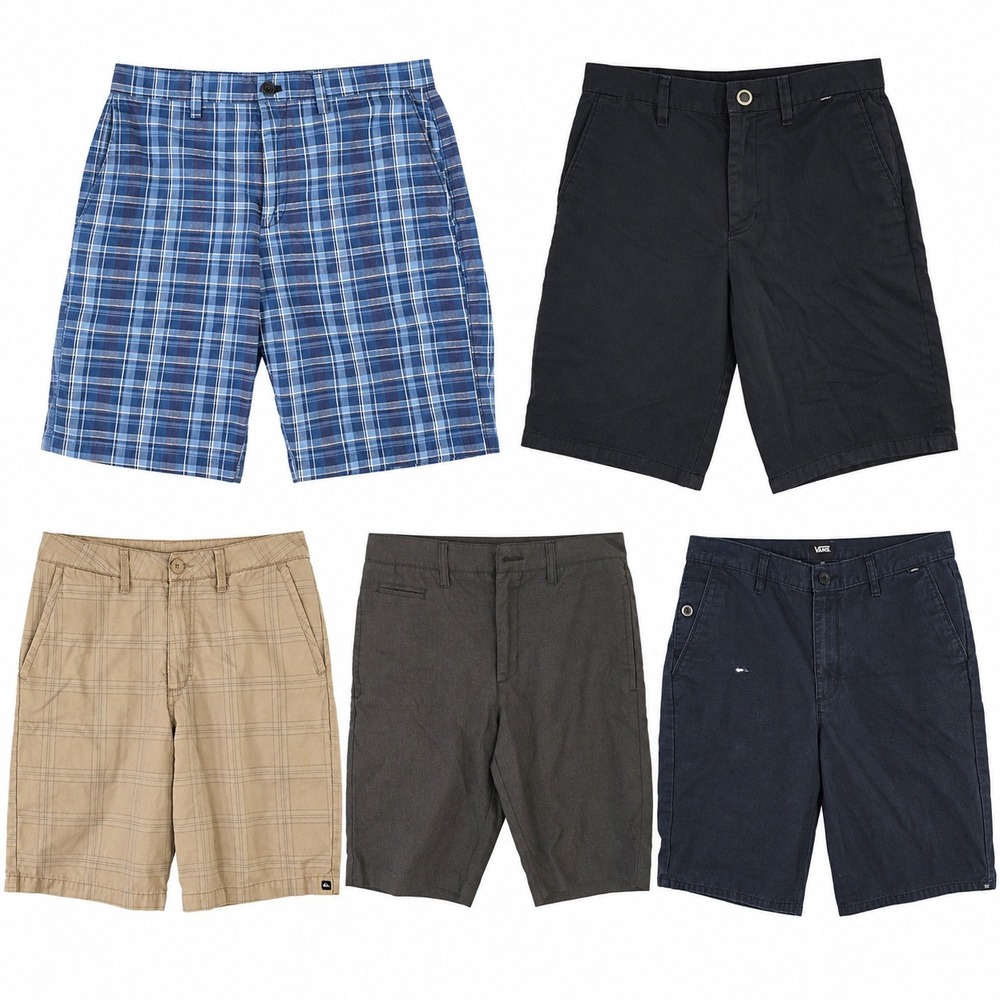Mixed Brands Lot of 5 Men's Waist 32 Casual Shorts Banana Republic Hurley Chino
